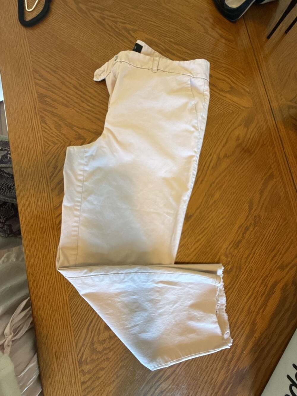 Talbots Women's Cropped Stretch Chino Pants Size 4kight dusty pink